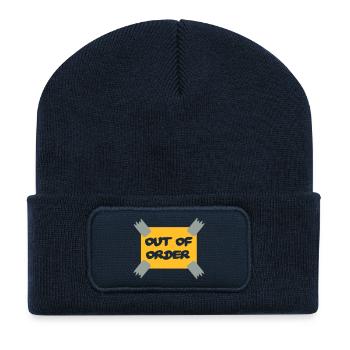 Out of order - Office - Recycled Patch Beanie - french navy - Front
