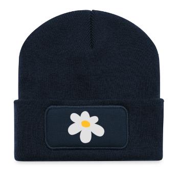 blume - Recycelte Patch Beanie - French Navy - Vorne