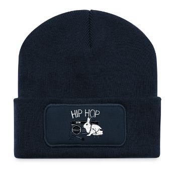 HipHop - Recycled Patch Beanie - french navy - Front