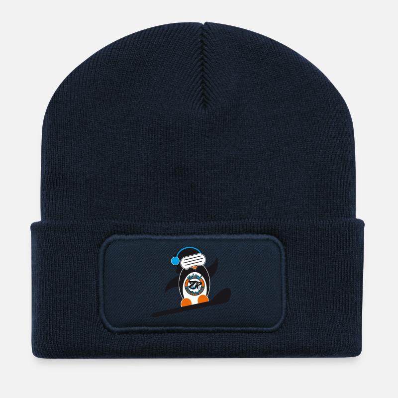 SnowPi Boy - Recycelte Patch Beanie - French Navy