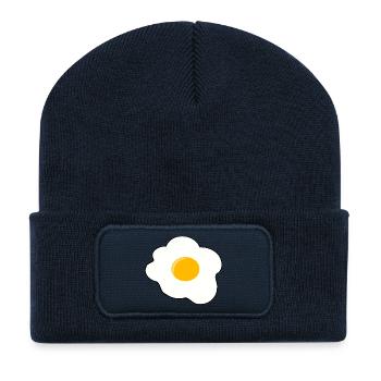 Les oeufs de Pâques oeufs de ostern101 Oeufs - Beanie recyclé à patch - bleu marine - Devant