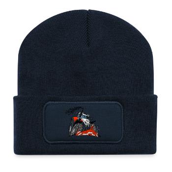0559 steyr - Beanie recyclé à patch - bleu marine - Devant