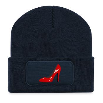 High heels - Recycled Patch Beanie - french navy - Front