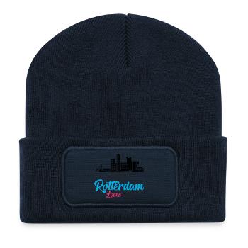 Rotterdam - Netherlands - Holland - Randstad - Recycled Patch Beanie - french navy - Front