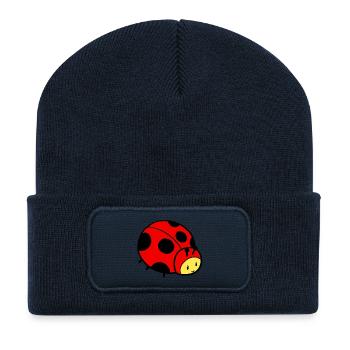 Young ladybug - Recycled Patch Beanie - french navy - Front