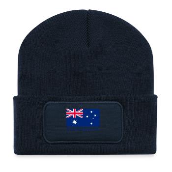 australia - Recycled Patch Beanie - french navy - Front