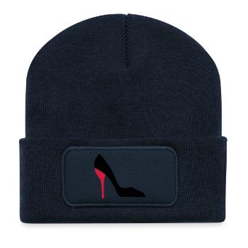 high_heels_2 - Recycled Patch Beanie - french navy - Front