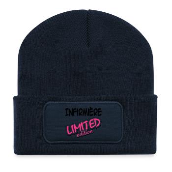 Docteur / Infirmier / Kiné / Médecin / Infirmière - Recycled Patch Beanie - french navy - Front
