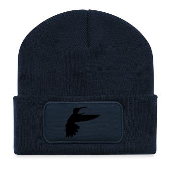 kolibri vogel - Recycelte Patch Beanie - French Navy - Vorne