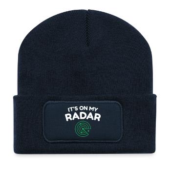 C’est sur mon radar - Beanie recyclé à patch - bleu marine - Devant
