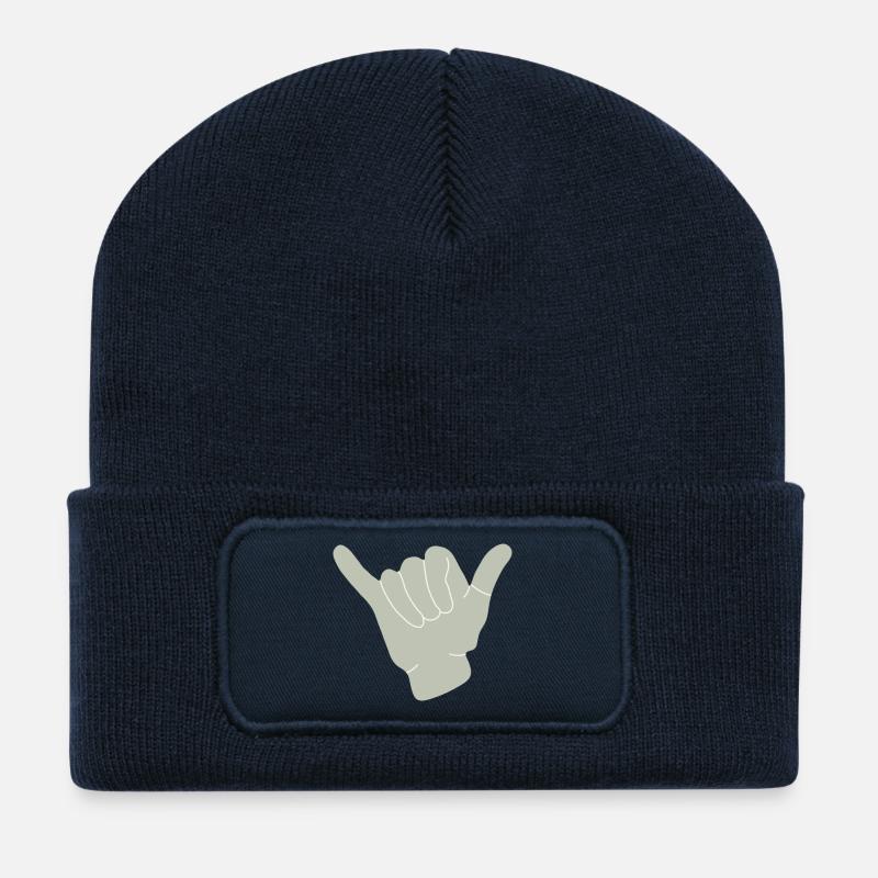 Shaka - Recycelte Patch Beanie - French Navy