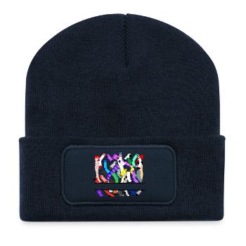 Stockings, tights and socks logo - Recycled Patch Beanie - french navy - Front