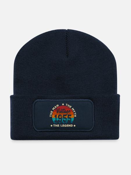 Vintage 1955 Legend - Recycled Patch Beanie - french navy
