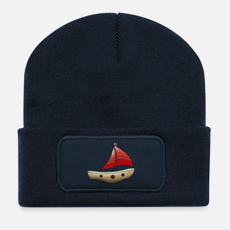 Boat - Recycled Patch Beanie - french navy
