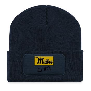 MASTER - Recycled Patch Beanie - french navy - Front