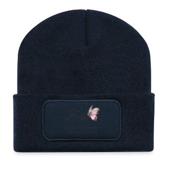 Small Moments - Happiness - Mindfulness - Self-Love - Recycled Patch Beanie - french navy - Front