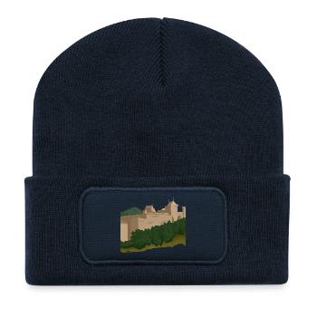 Castle on the hill - Recycled Patch Beanie - french navy - Front