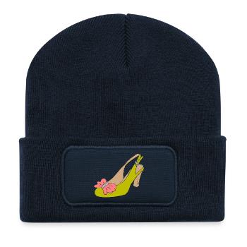 Schuh Damenschuh - Recycelte Patch Beanie - French Navy - Vorne