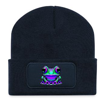 Frog - Recycled Patch Beanie - french navy - Front