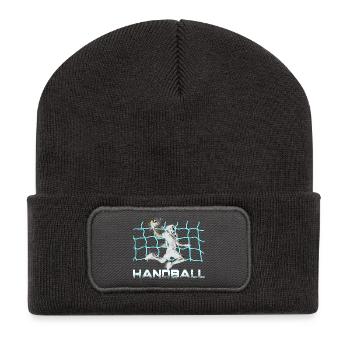 Handball - Recycelte Patch Beanie - Dunkelgrau - Vorne