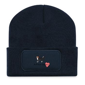 shepheart - Recycelte Patch Beanie - French Navy - Vorne