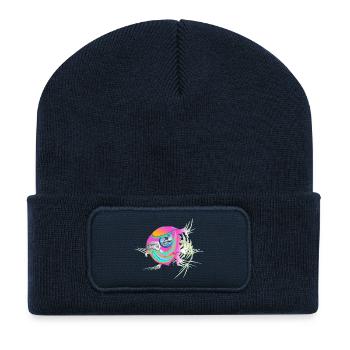 Eastcoastspreat - Recycelte Patch Beanie - French Navy - Vorne