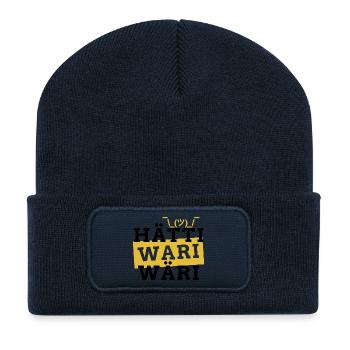 hätti wari wäri - if I had been I would have been I would be I - Recycled Patch Beanie - french navy - Front