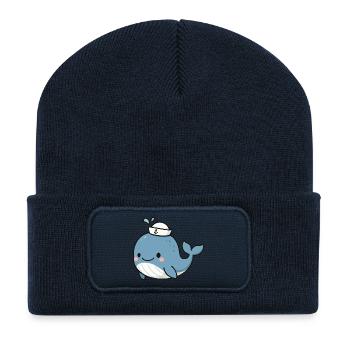 Baby Wal - Recycelte Patch Beanie - French Navy - Vorne