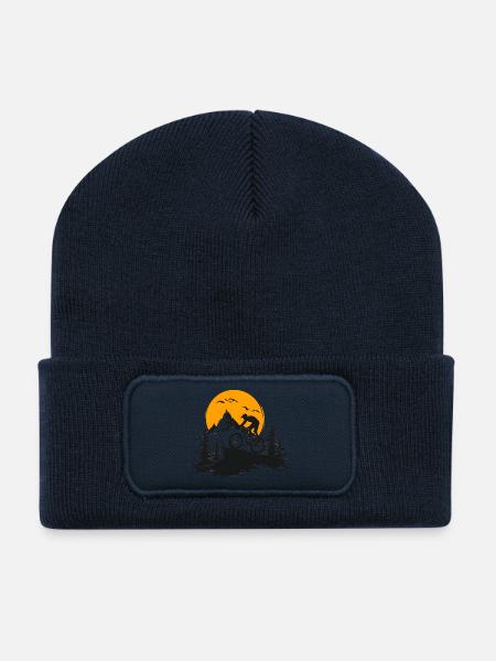 Mountainbike - Recycelte Patch Beanie - French Navy