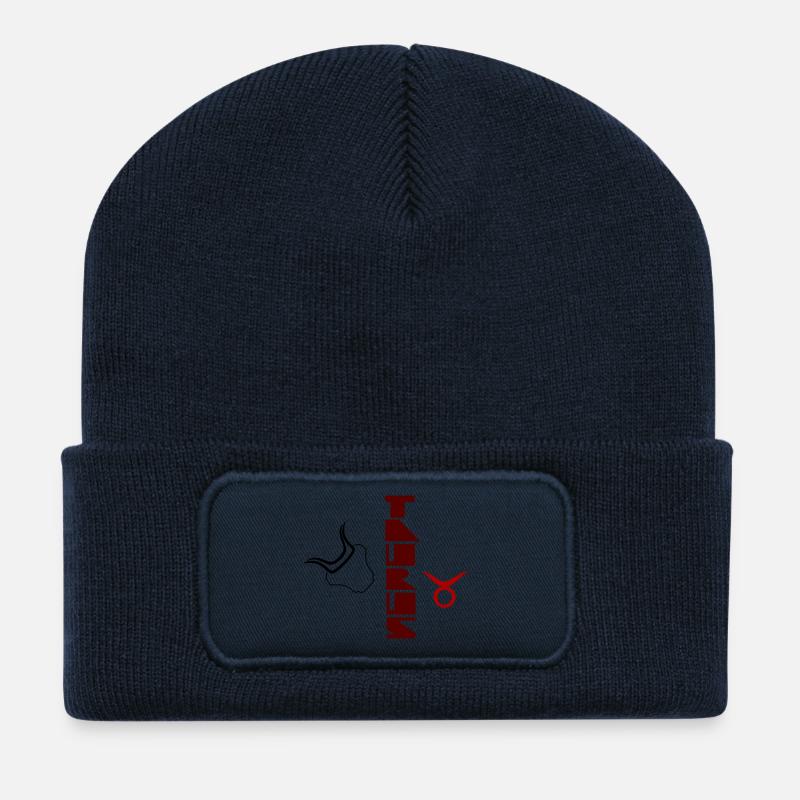 Taurus von Cean - Recycelte Patch Beanie - French Navy