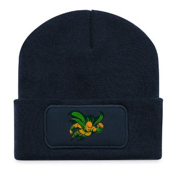 Superheld Vertex im Flug - Recycelte Patch Beanie - French Navy - Vorne