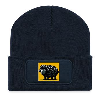 Black Sheep - Recycled Patch Beanie - french navy - Front