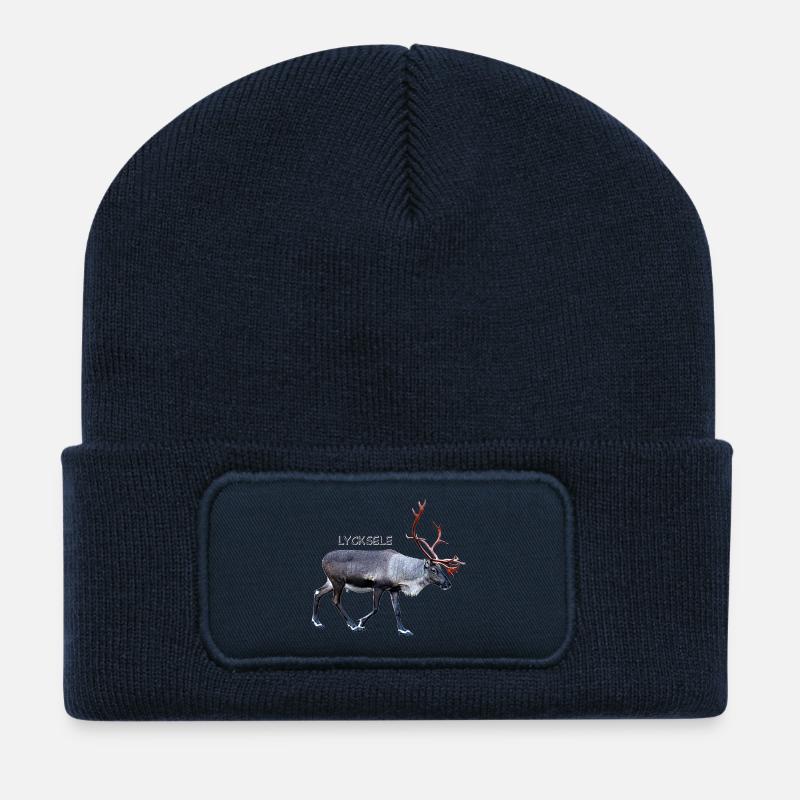LYCKSELE - Recycled Patch Beanie - french navy