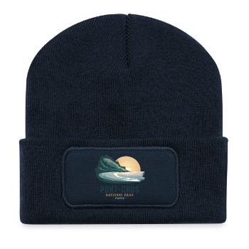Port-Cros National Park Mediterranean Souvenir - Recycled Patch Beanie - french navy - Front