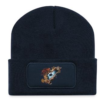 Korallenriff-Taucher Abenteurer - Recycelte Patch Beanie - French Navy - Vorne