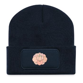 Apricotrose - Recycled Patch Beanie - french navy - Front