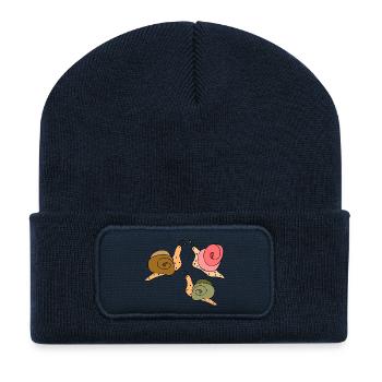 Snails - Recycled Patch Beanie - french navy - Front