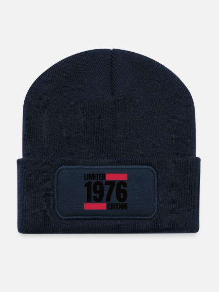Limited Edition 1976 – Original seit ’76 - Recycelte Patch Beanie - French Navy