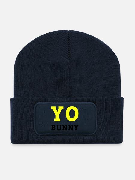YO BUNNY - Recycled Patch Beanie - french navy