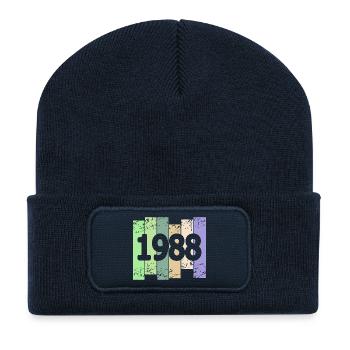 1988 - Recycled Patch Beanie - french navy - Front