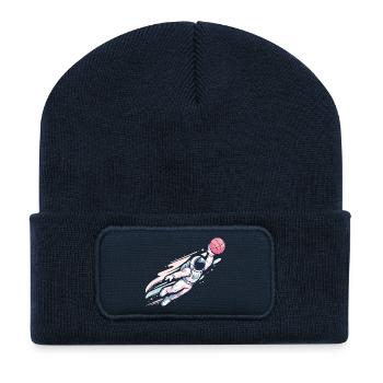 Astronaut Basketball Space Dunk Design - Recycled Patch Beanie - french navy - Front