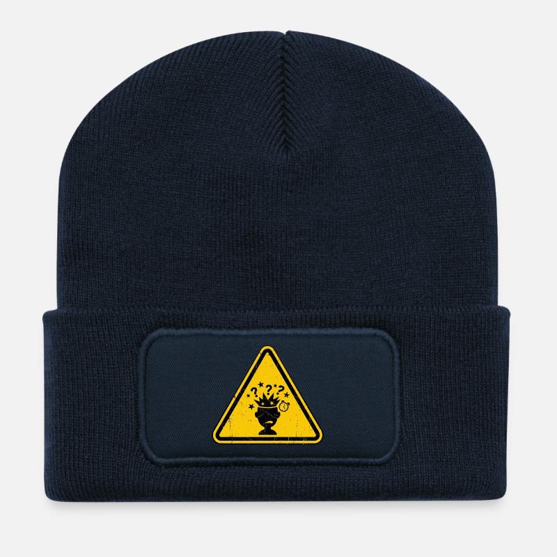 under pressure - Recycled Patch Beanie - french navy