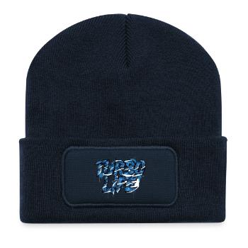 Turbo Life Camo Street Tuning Style - Recycled Patch Beanie - french navy - Front