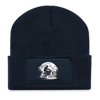 Bigfoot Motocross - Beanie recyclé à patch - bleu marine - Devant