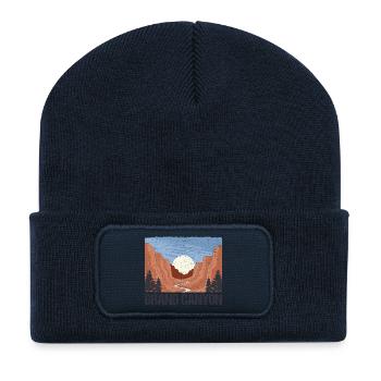 Grand Canyon National Park Hiking - Recycled Patch Beanie - french navy - Front