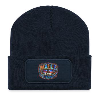 Malle 2026 Mallorca Urlaub - Recycelte Patch Beanie - French Navy - Vorne