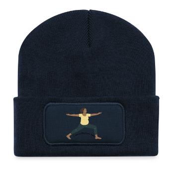 Krieger zu der Rechten - Recycelte Patch Beanie - French Navy - Vorne