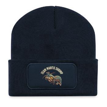Team Mantisshrimp - Recycelte Patch Beanie - French Navy - Vorne