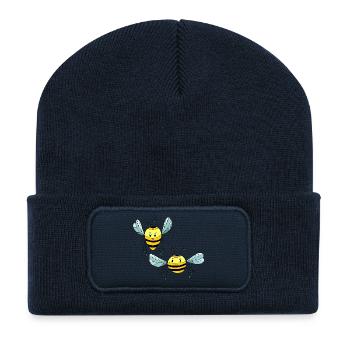 Insects - Recycled Patch Beanie - french navy - Front