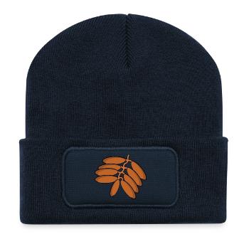 Datteln Kostüm Karneval Faschingskostüm Dattel - Recycelte Patch Beanie - French Navy - Vorne